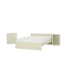 IKEA GURSKEN(494.171.77), комплект мебели для спальни 3 шт., светло-бежевый