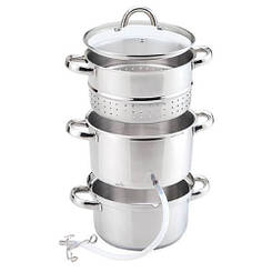 Соковарка-пароварка з нержавіючої сталі 8 л Maestro MR 1030