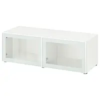 IKEA BESTÅ(794.891.63), сайт, белый/Glassvik белый/прозрачное стекло