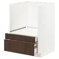 IKEA METOD / MAXIMERA(894.043.33), шкаф стж. для комбинации микрофонов / выдвижного ящика, белый / синарп
