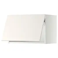 IKEA METOD(993.944.42), горизонтальный шкаф с кнопкой открытия, белый / Веддинге белый