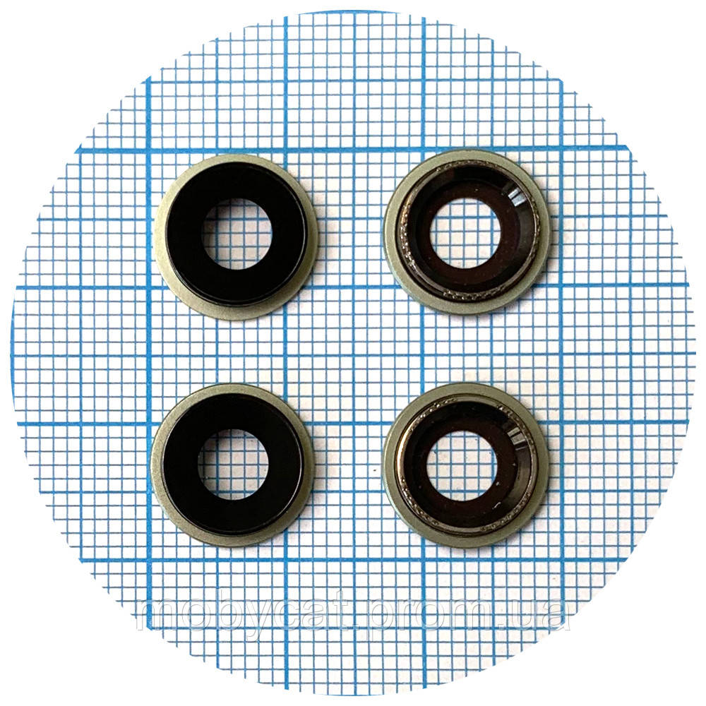 Скло камери Apple iPhone 12, iPhone 12 Mini (із зеленим кільцем - 2 шт), фото 1