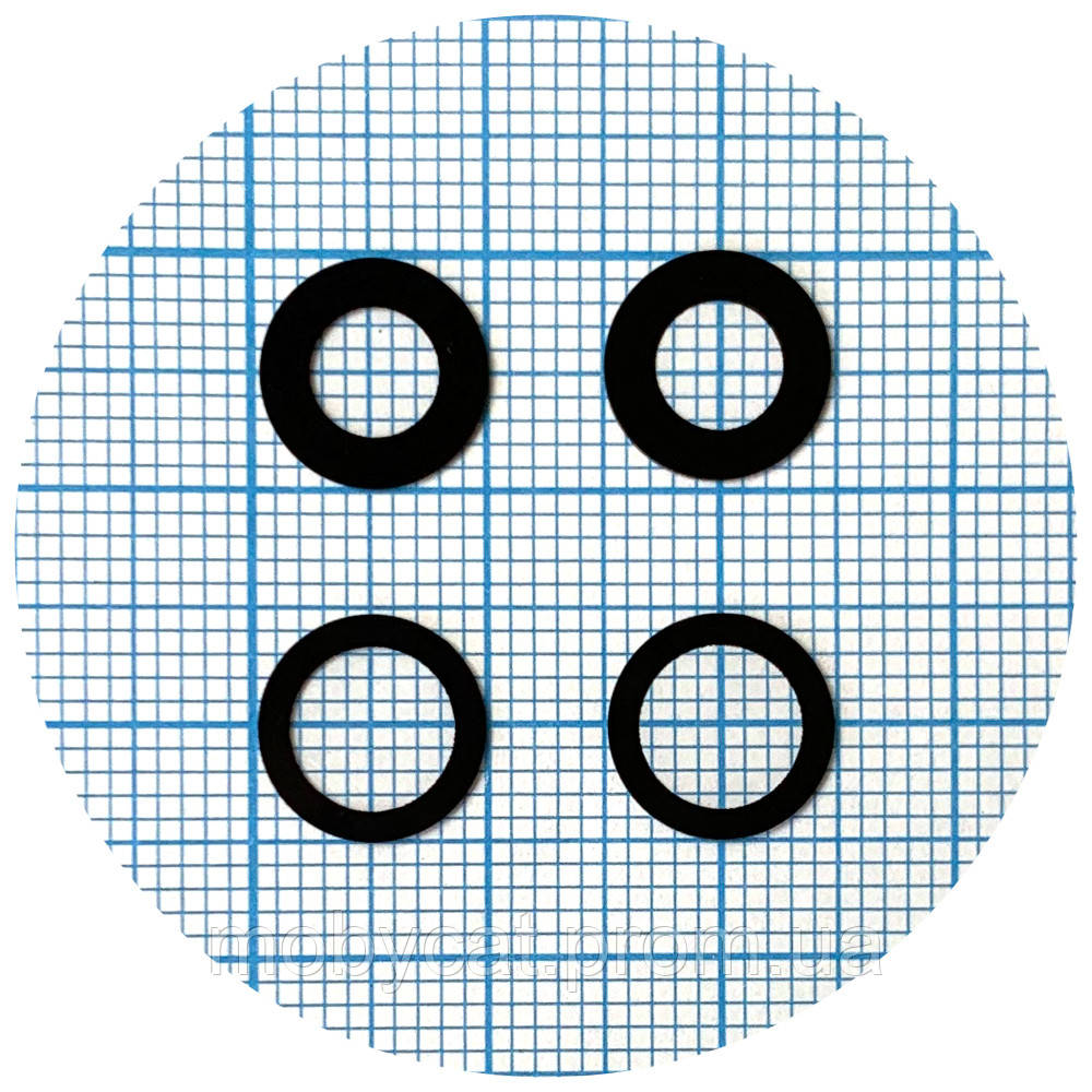 Скло камери Apple iPhone 12, iPhone 12 Mini (чорне - 2 шт), фото 1