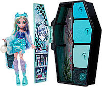 Лялька Монстер Хай Лагуна Блю Шафа з секретами Monster High Skulltimate Secrets Fearidescent Series Lagoona Blue Mattel HNF77