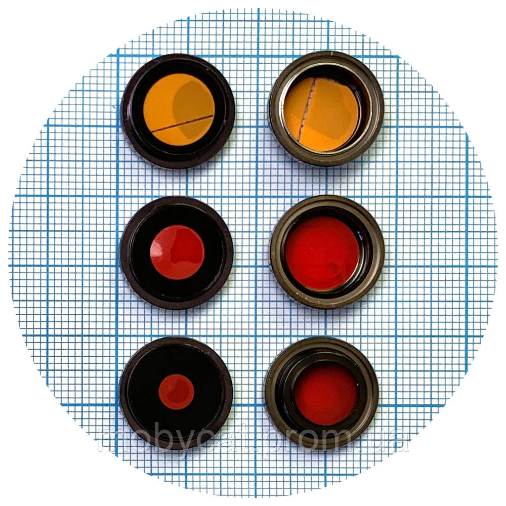 Скло камери Apple iPhone 14 Pro, iPhone 14 Pro Max (оригінал Китай з фіолетовим кільцем - 3 шт), фото 1