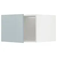 IKEA METOD(694.789.90), холодильник / морозильная камера сверху, белый/калларп светло-серо-голубой