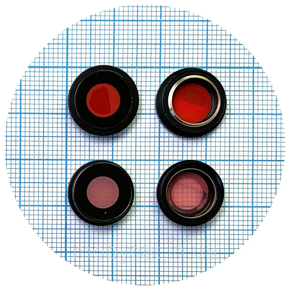 Скло камери Apple iPhone 14, iPhone 14 Plus (оригінал Китай із чорним кільцем - 2 шт), фото 1