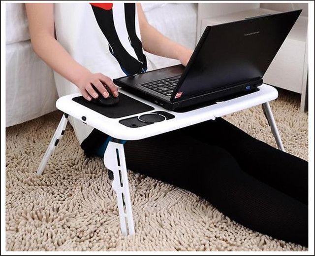 Портативный складной столик для ноутбука с вентиляцией E-Table LD09 - фото 2 - id-p1922546938