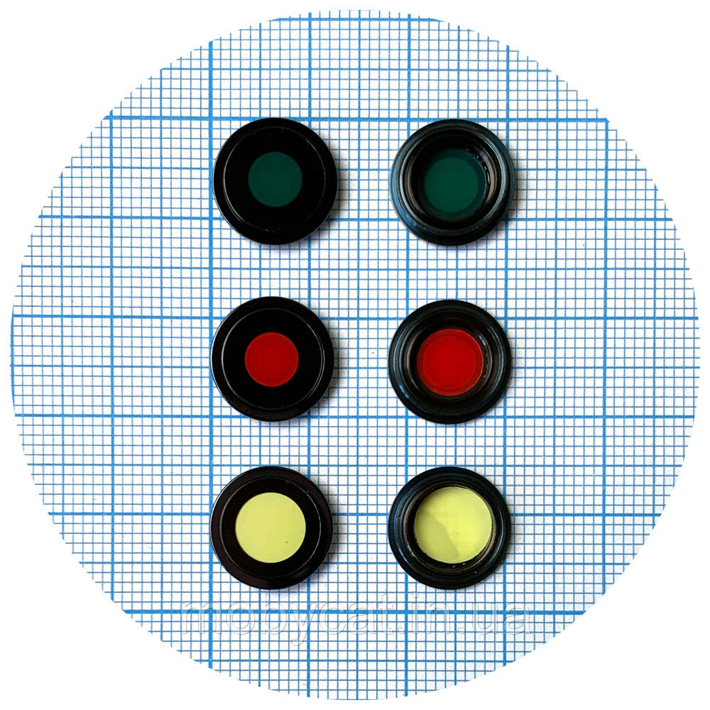 Скло камери Apple iPhone 12 Pro (з синім кільцем - 3 шт), фото 1