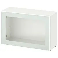 IKEA BESTÅ(294.890.85), сайт, белый/Glassvik белый/прозрачное стекло
