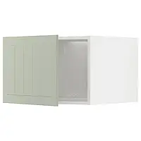 IKEA METOD(894.876.20), холодильник / морозильная камера сверху, белый/Стенсунд светло-зеленый