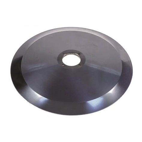 Ніж для слайсера 350мм / 57мм 4 отвори (нержавіюча сталь С45) RGV, Beckers, Sirman, Celme, Bizerba, Graef та ін., фото 1