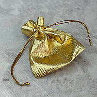 Мешочек подарочный парча 7х9 см - золото