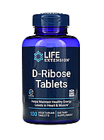 Life Extension D-Ribose Tablets 100 Vegetarian Tablets