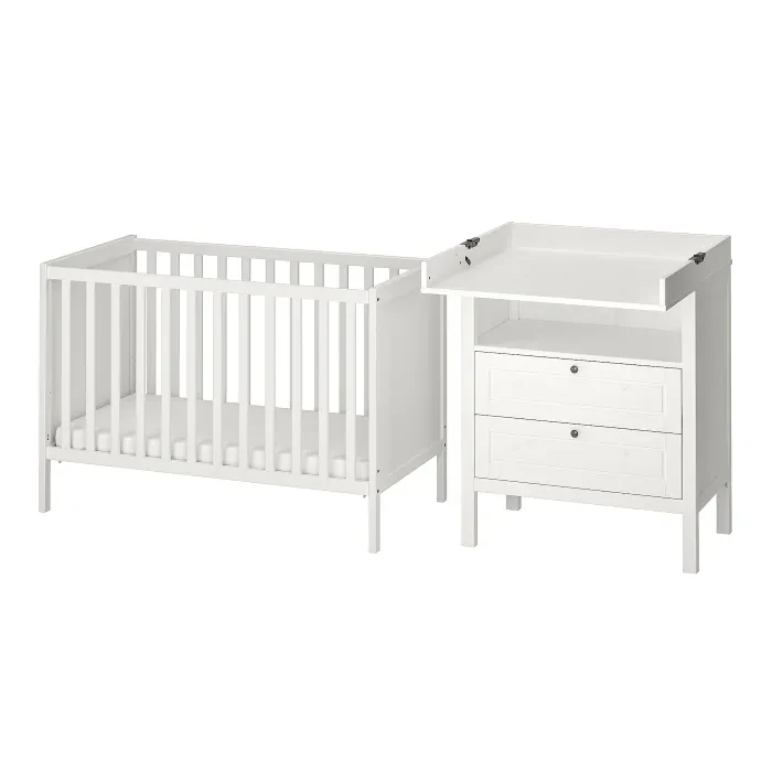 IKEA SUNDVIK(295.060.99), Комплект дитячих меблів з 2 предметів, білий