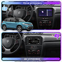 Lb Андроїд магнітола штатна для Suzuki Vitara II 2014-2019 екран 9" 4/32Gb 4G Wi-Fi GPS Top