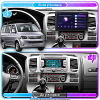 Lb Андроид магнитола штатная для Volkswagen Multivan T5 2003-2009 экран 10" 4/32Gb 4G Wi-Fi GPS Top