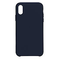 Чехол Soft Case No Logo для Apple iPhone XR Dark blue UQ, код: 7646937