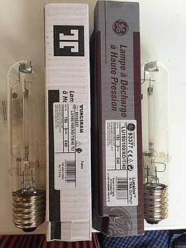 Лампа ДНаТ 100Вт, 103В, 2100K, XO, труб., Е40 TUNGSRAM