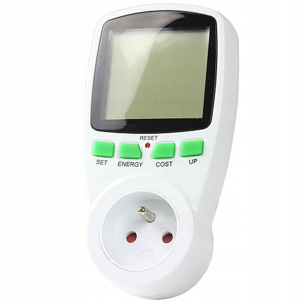 Розетка-лічильник електроенергії Mar-pol 16 А M90150 побутовий ваттметр, фото 1