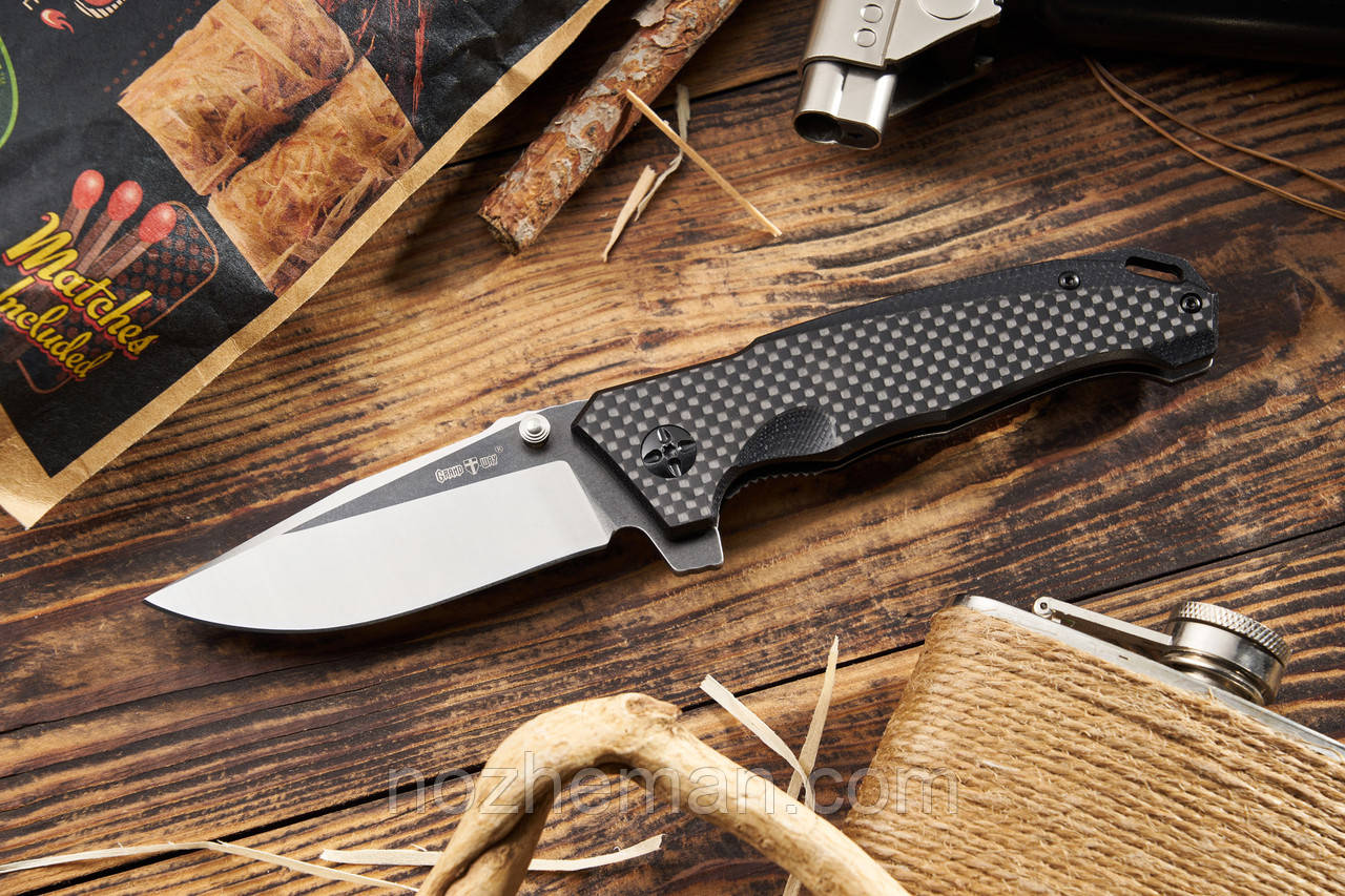 Складаний ніж Віжен 4 міцний та надійний, з нержавіючої сталі 8Cr14MoV, та надійним замок Liner Lock, фото 1