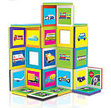 Магнітний Конструктор PL-921-238 "Машини, професії, 5 ігор" 78 деталей, фото 3