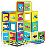 Магнітний Конструктор PL-921-238 "Машини, професії, 5 ігор" 78 деталей, фото 4