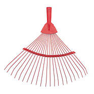 Граблі віялові INTERTOOL FT-3003, фото 3