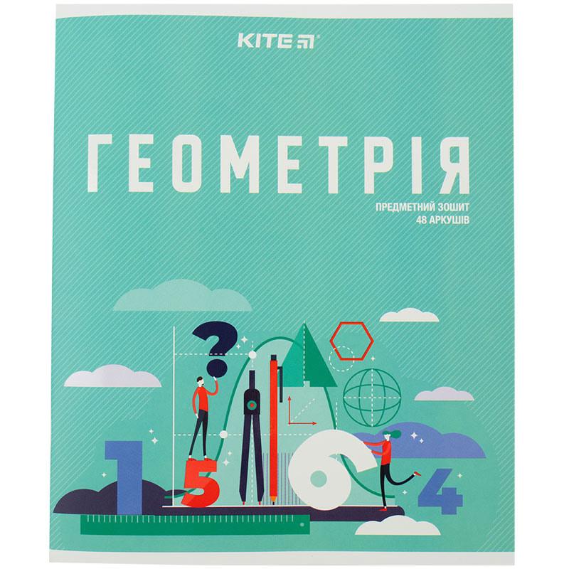 Зошит шкільний А5+ 48арк Kite предметний кл. Urban Геометрія K23-240-27