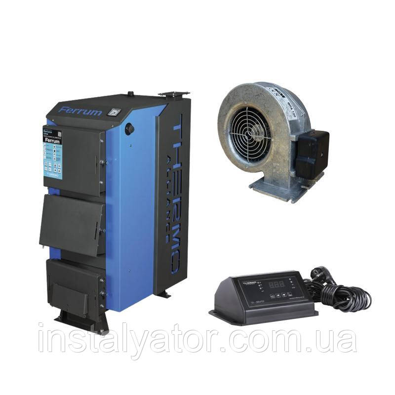 Thermo Alliance Ferrum V 3.0 Котел твердопаливний сталевий FSF 16-20 + Вентилятор котла до 40 кВт, "M Plus M", фото 1