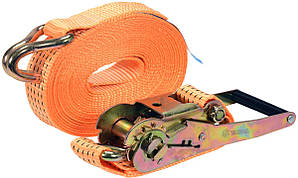 Пас для кріплення багажу з тріщаткою VOREL : сила натягу- 2500/5000 daN, 8 м х 50 мм [6]