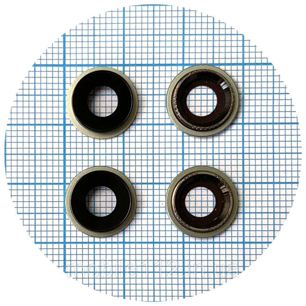 Скло камери Apple iPhone 12, iPhone 12 Mini (із зеленим кільцем - 2 шт), фото 1