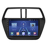 Al Штатна магнітола для Suzuki SX4 II (S-Cross) 2013-2016 екран 9" 6/128Gb 4G Wi-Fi GPS Top Android, фото 3