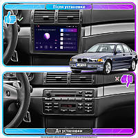 Al Штатная магнитола для BMW 3 серии IV (E46) Рестайлинг 2001-2007 экран 9" 2/32Gb CarPlay 4G Wi-Fi GPS