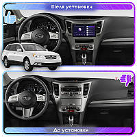 Al Штатная магнитола для Subaru Outback IV 2009-2012 экран 9" 2/32Gb CarPlay 4G Wi-Fi GPS Prime Android