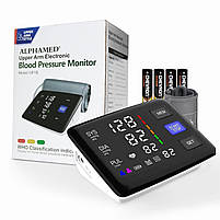 Тонометр-автомат на плече ALPHAMED, точний тискомір апарат вимірювач тиску та пульсу. Автоматичний тонометр, фото 8