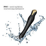 Смартвібратор-пульсатор Zalo — King Obsidian Black, кристал Swarovski - SO6658, фото 6