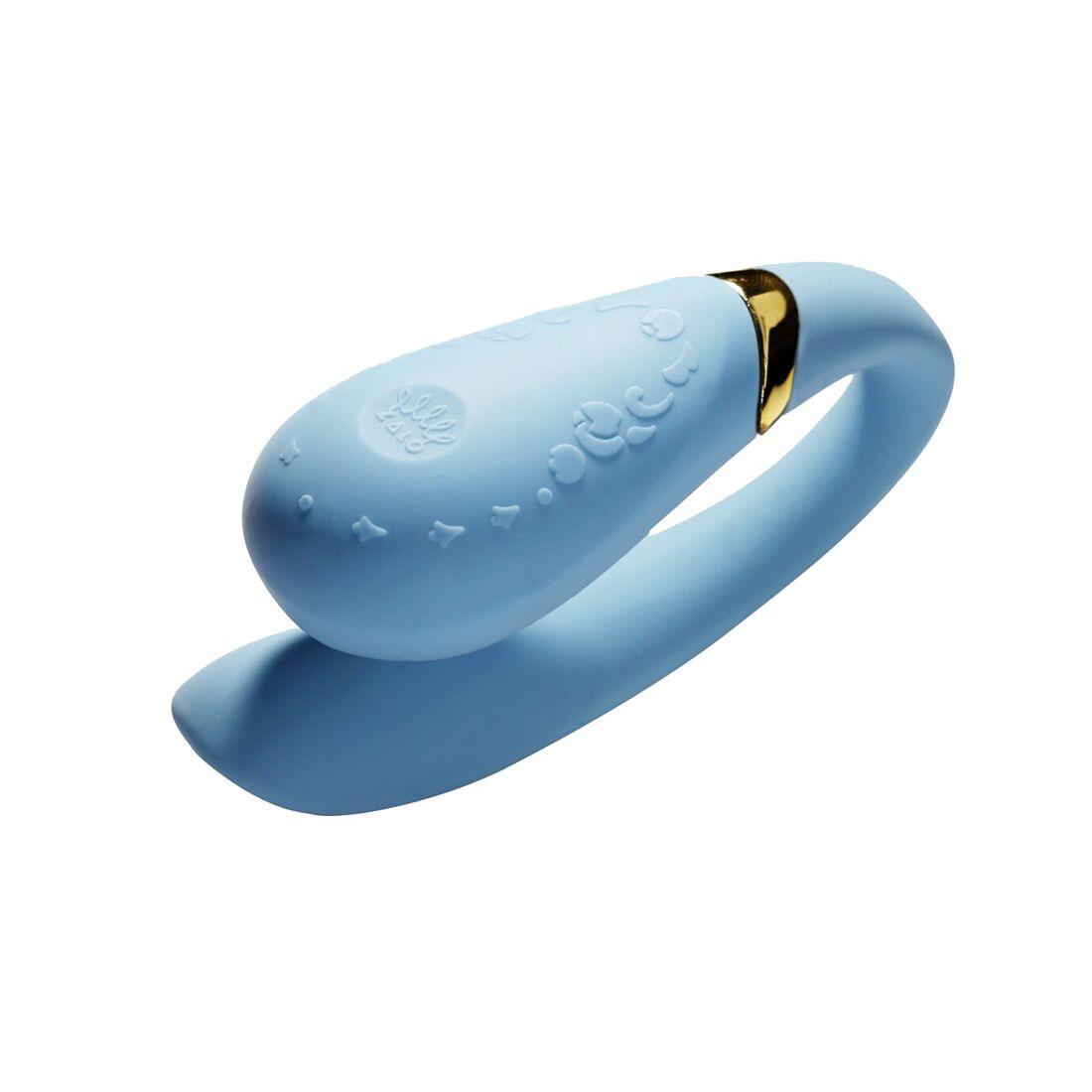 Смартвібратор для пар Zalo — Fanfan Royal Blue - SO6668, фото 1