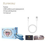 Смартвібратор для пар Zalo — Fanfan Royal Blue - SO6668, фото 8