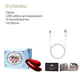 Смартвібратор для пар Zalo — Fanfan Bright Red - SO6670, фото 8