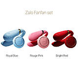 Смартвібратор для пар Zalo Fanfan set Bright Red, пульт ДК - SO6673, фото 9