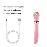 Пульсатор із підігрівом Zalo Sweet Magic - Desire Fairy Pink, турбо режим - SO6678, фото 6