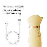 Пульсатор-вібратор із вакуумною стимуляцією клітора Zalo - ROSE Thruster Lemon Yellow, Жовтий - SO6683, фото 6