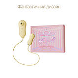 Набір 2в1 Zalo — UNICORN Yellow, віброяйце + вакуумний стимулятор - SO6686, фото 3