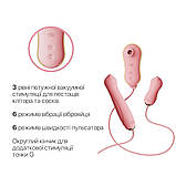 Набір 3в1 Zalo – UNICORN Set Pink, віброяйце, пульсатор, вакуумний стимулятор - SO6687, фото 4