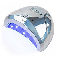 Лампа для манікюра Uv-Led SUN One professional 48 вт mirror blue (дзеркально-блакитна)