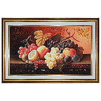 Картина "Волшебный сбор фруктов" из янтаря 20х30