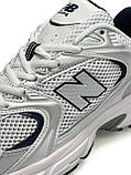 Чоловічі кросівки New Balance 530 Silver Navy White Premium, фото 7
