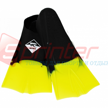 Ласти для плавання 36-38, чорно-жовті. ТЕ-2737-2