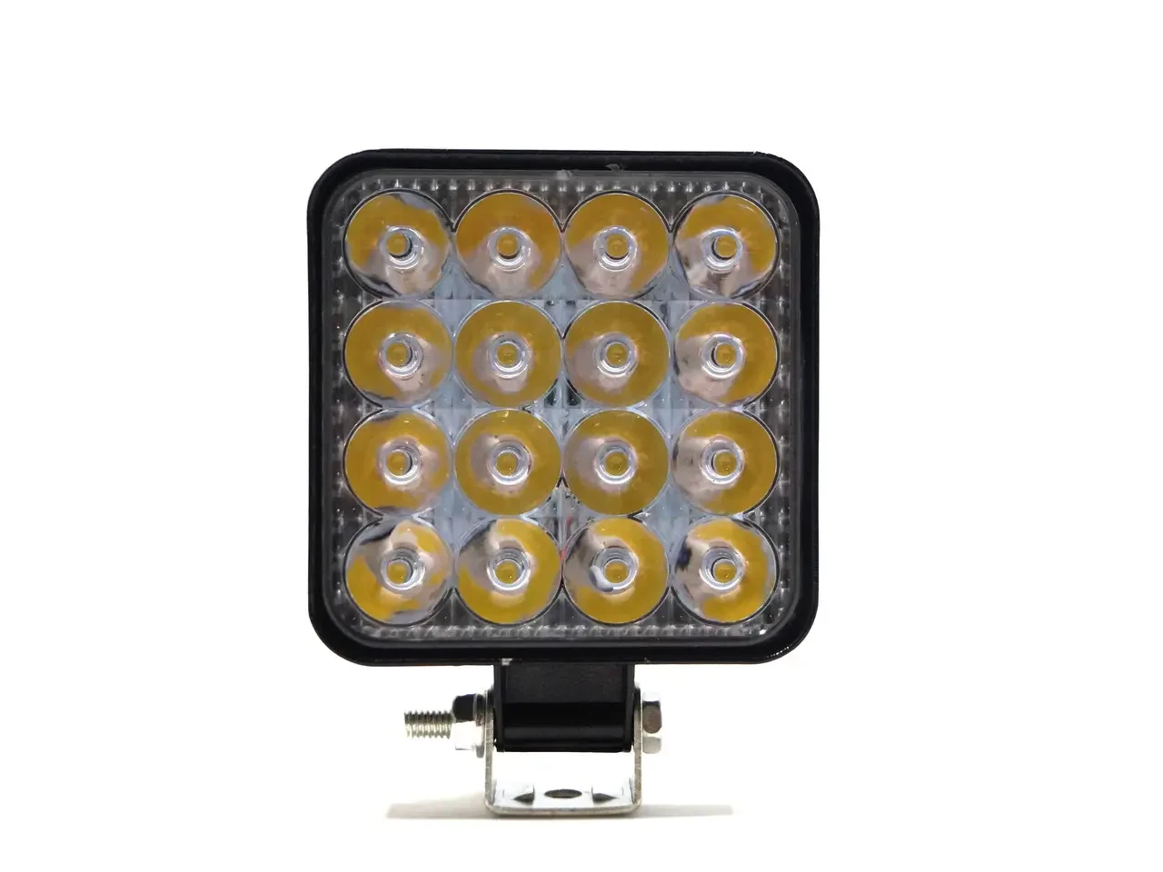 Светодиодная LED фара рабочая 48W 3Вт 16ламп 8.5см 8.5см 1.5см, фото 1